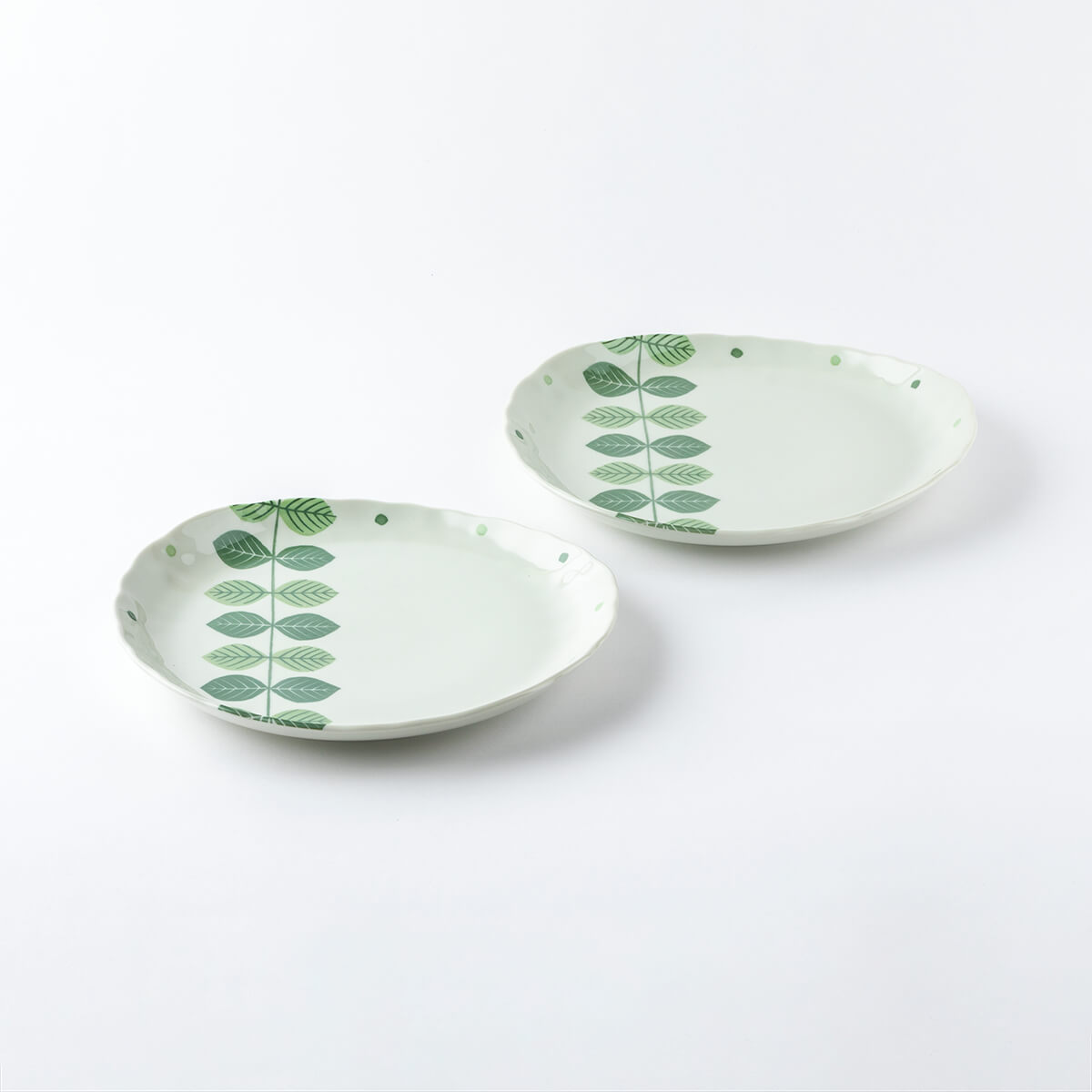 【39%OFF】特価品 グリーンリーフ パスタ皿2枚セット