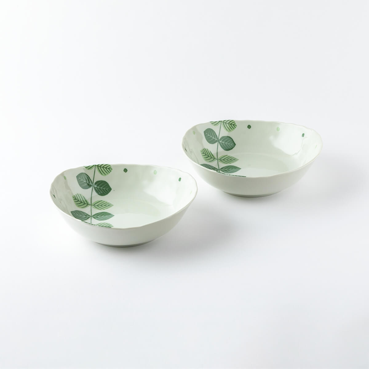 【43%OFF】特価品 グリーンリーフ 大きなボウル 2個セット