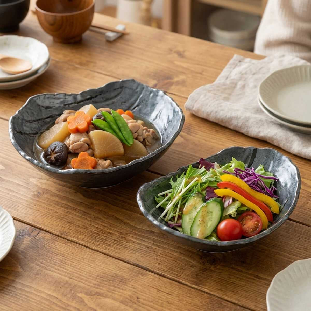 【30%OFF】漆黒盛鉢セット