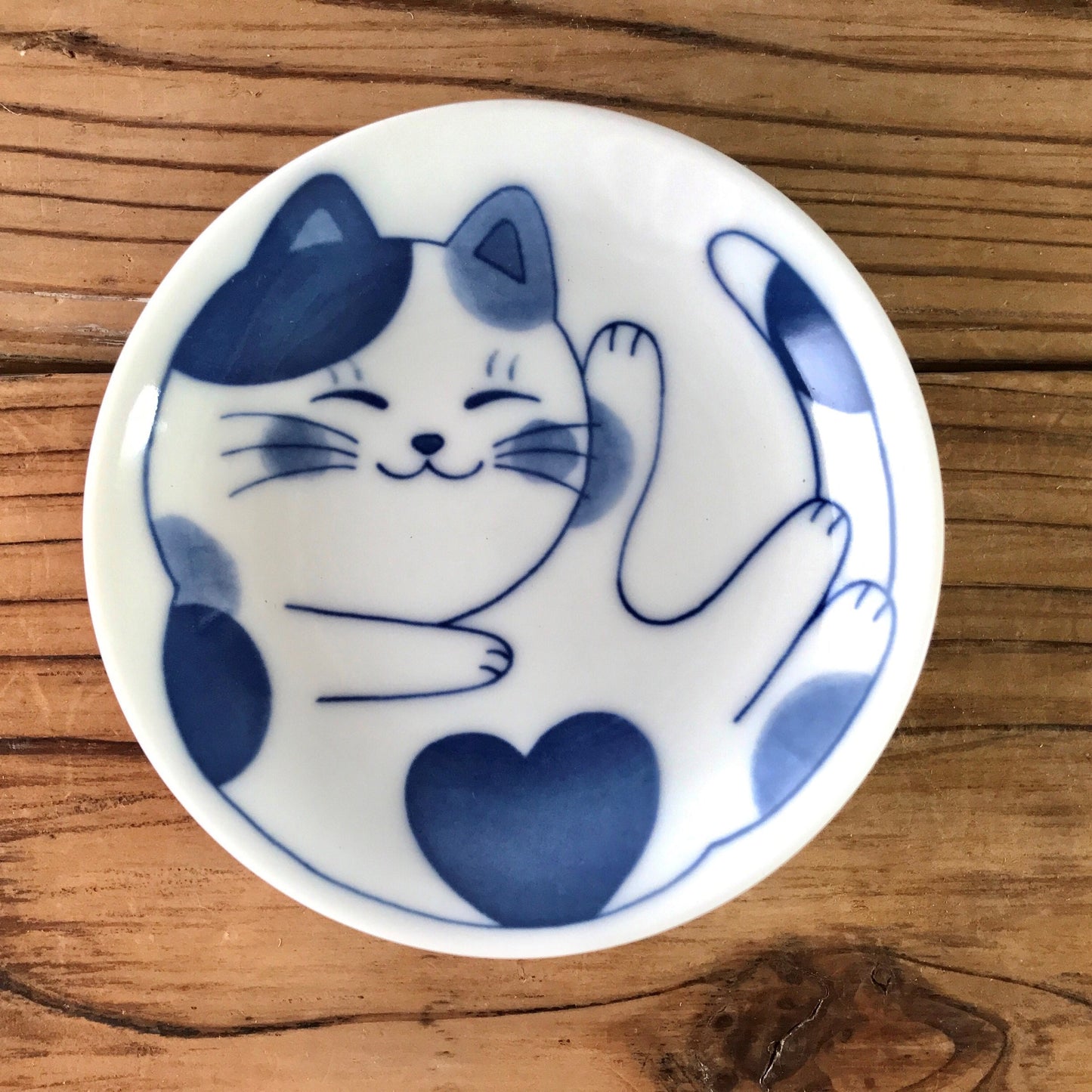 【25%OFF】特価品 軽量にゃん小皿 4柄