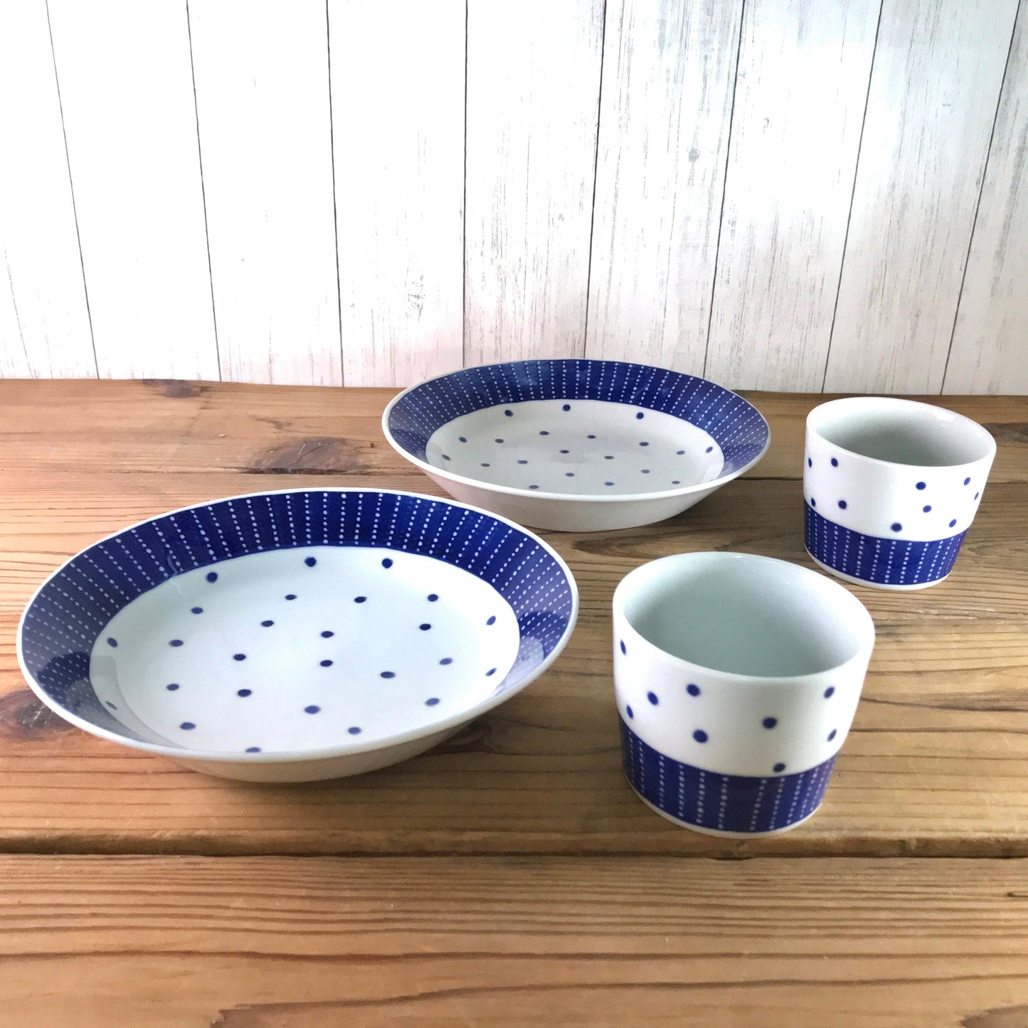 【26%OFF】特価品 蒼天 麺皿セット2人分