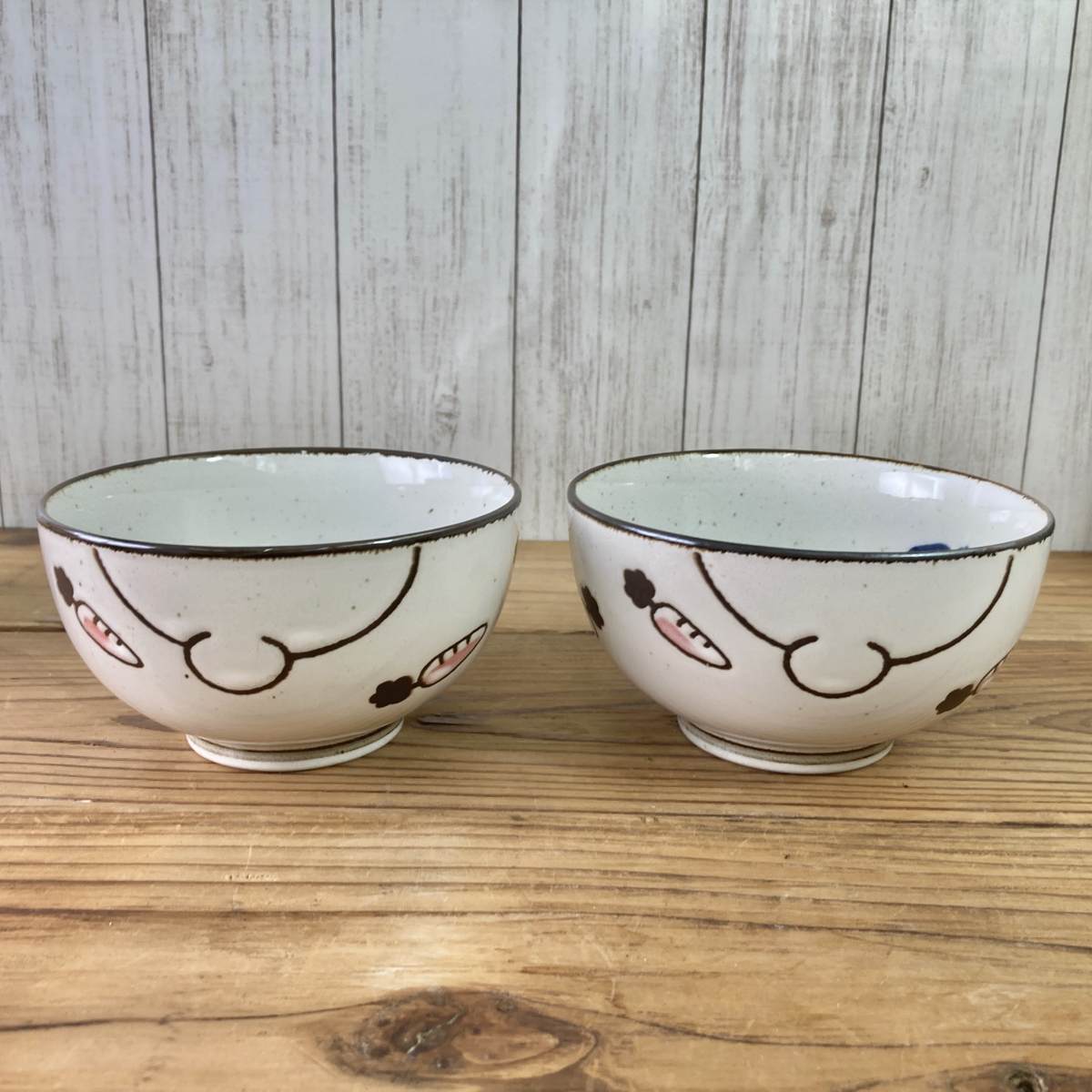 【20%OFF】特価品 ほっこり小丼 2個(ほっこりウサギ/ほっこりネコ)