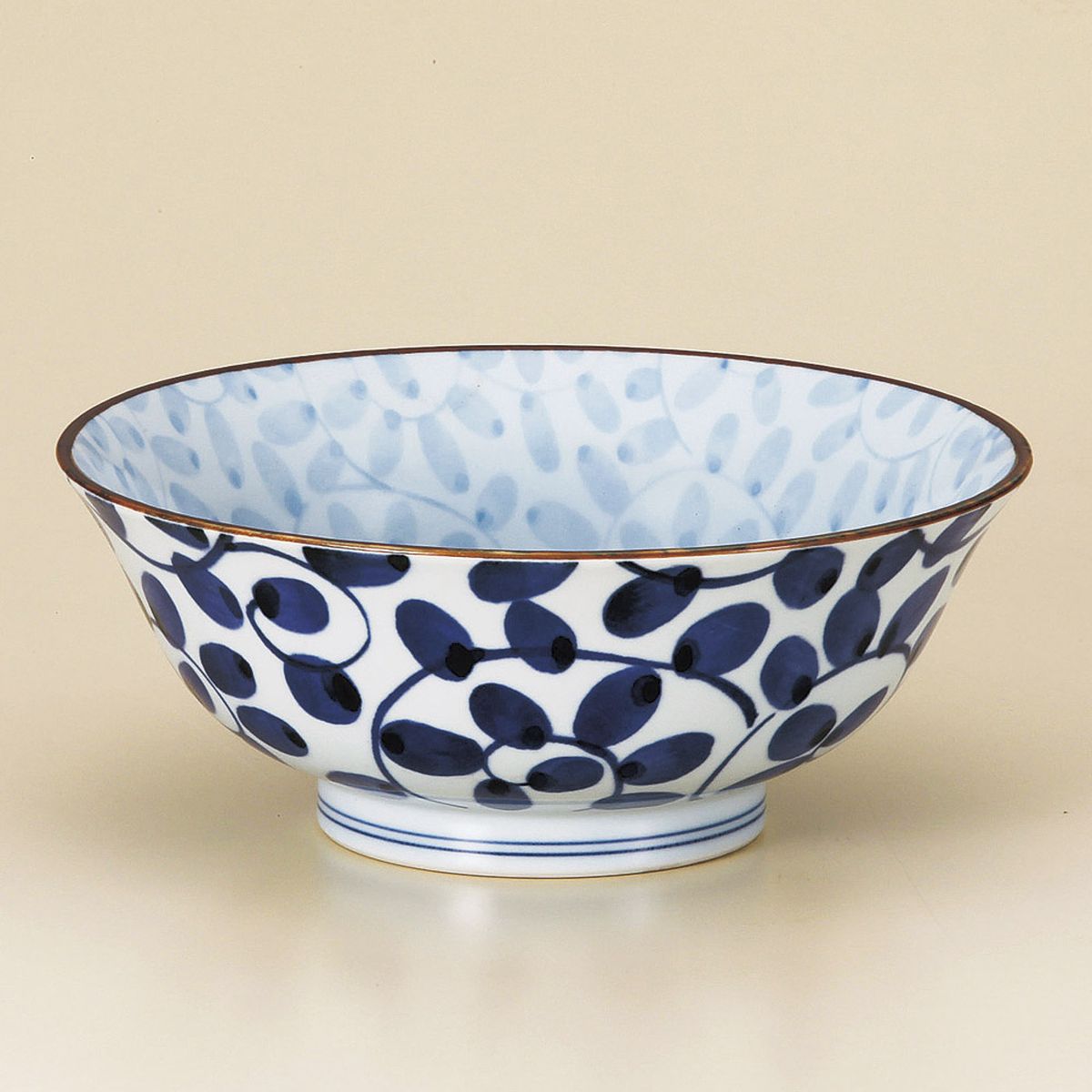 【20%OFF】特価品 めん鉢 2個(藍唐草/透かし唐草)