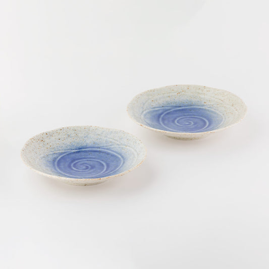 【27パーセントOFF】湖水 21cm深皿 2枚セット