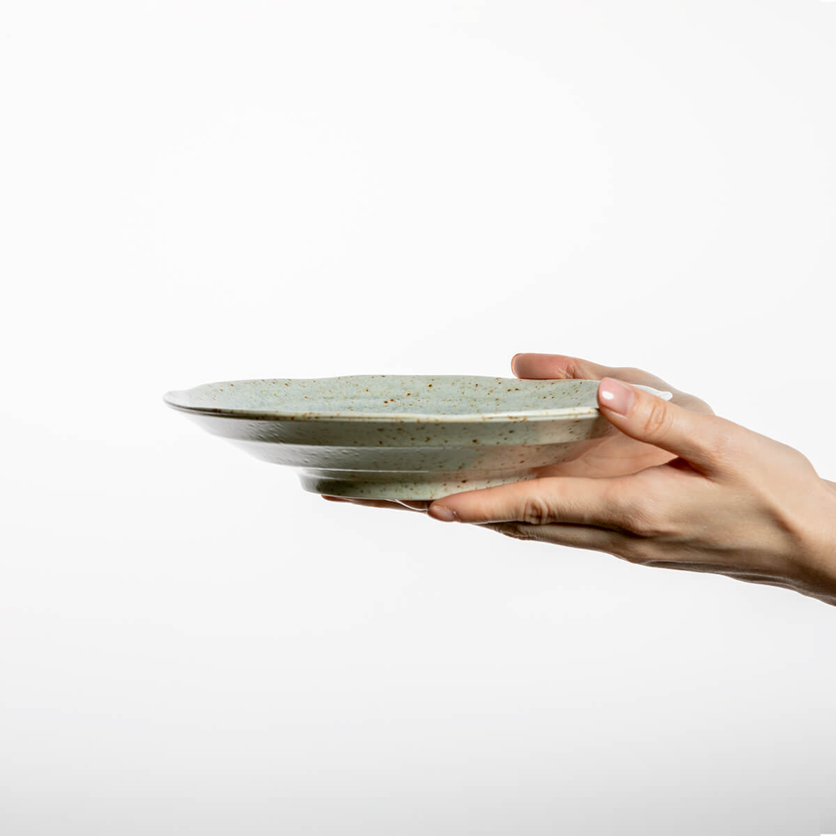 【25%OFF】湖水 21cm深皿 2枚セット