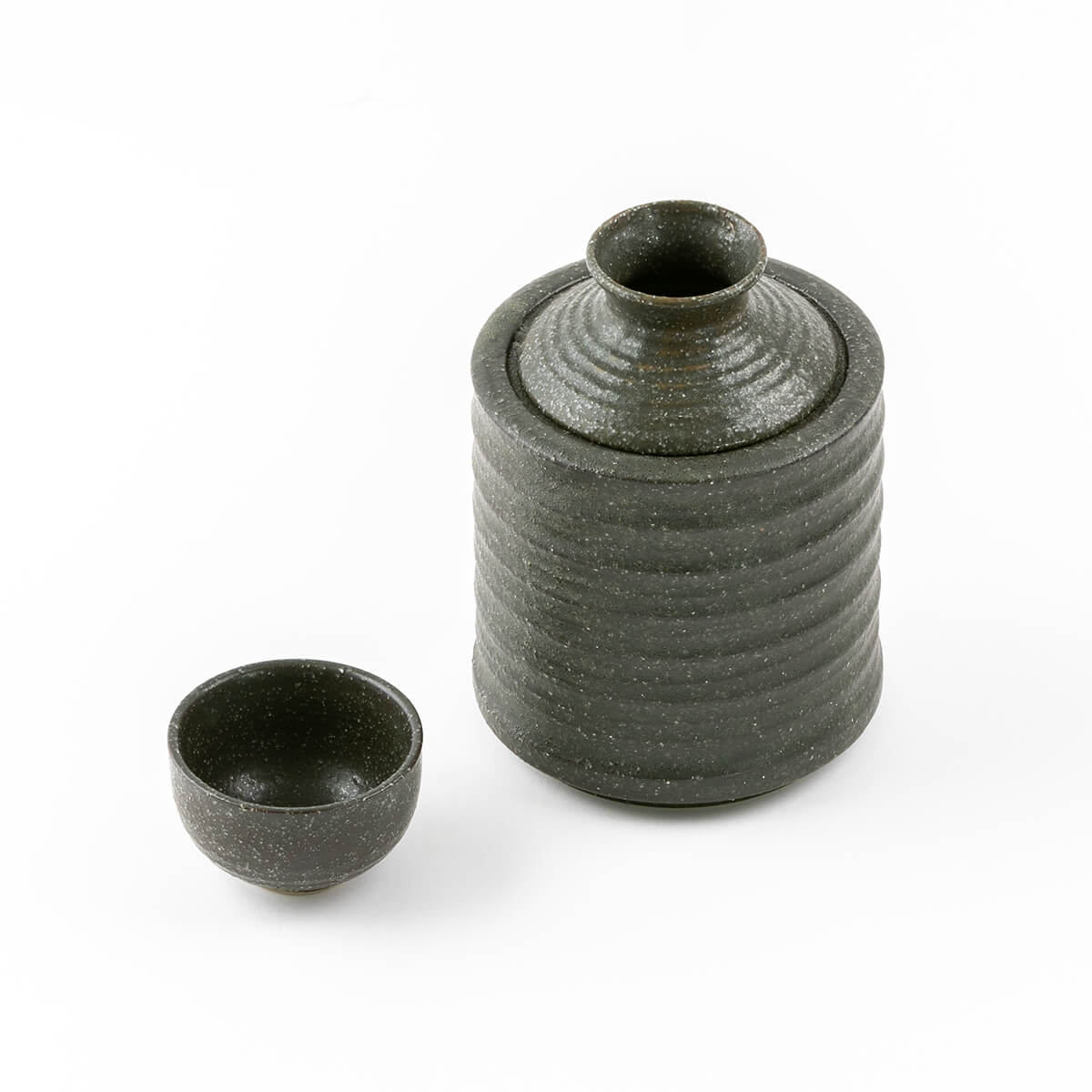 天正黒酒燗器 ぐい呑みのセット