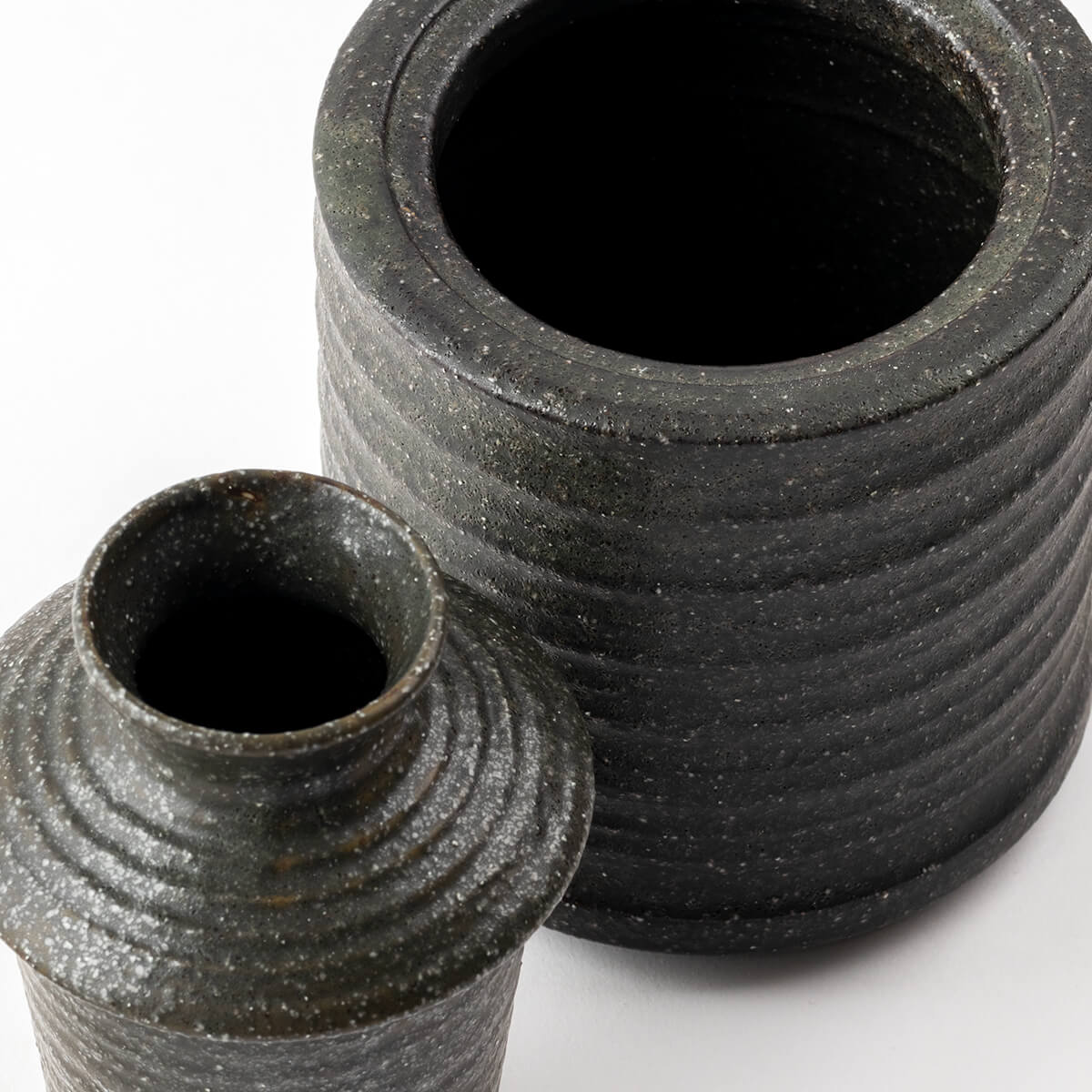 天正黒酒燗器 ぐい呑みのセット