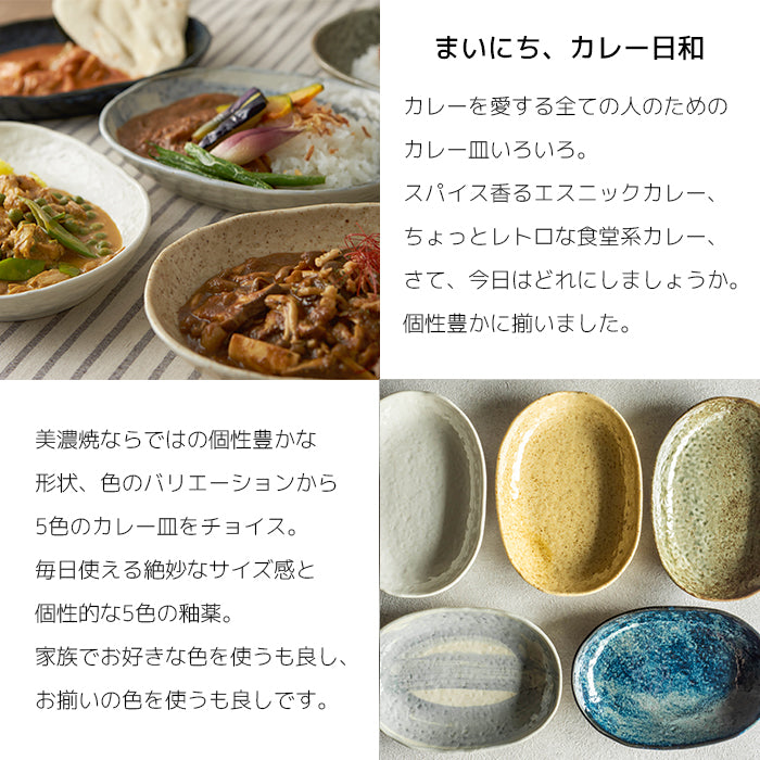 楕円 カレー皿