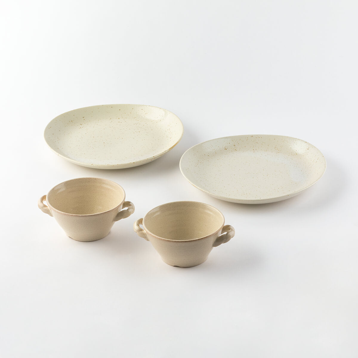 【特価品】ほっこり玉子型のパスタ皿&グラタンボウルペア