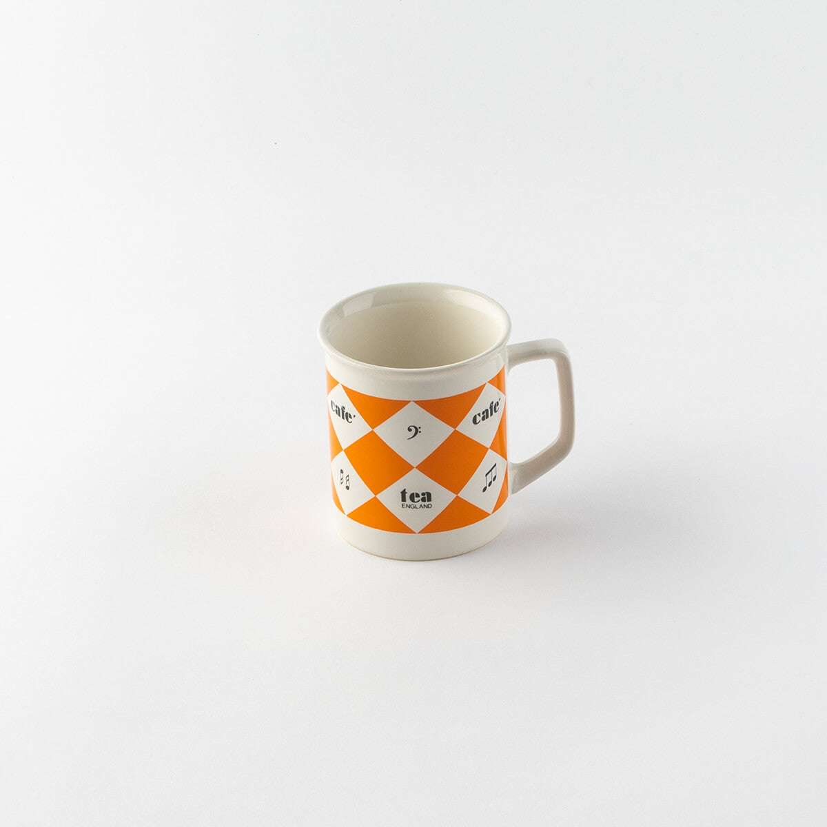【38%OFF】特価品 昭和レトロカフェマグ オレンジ