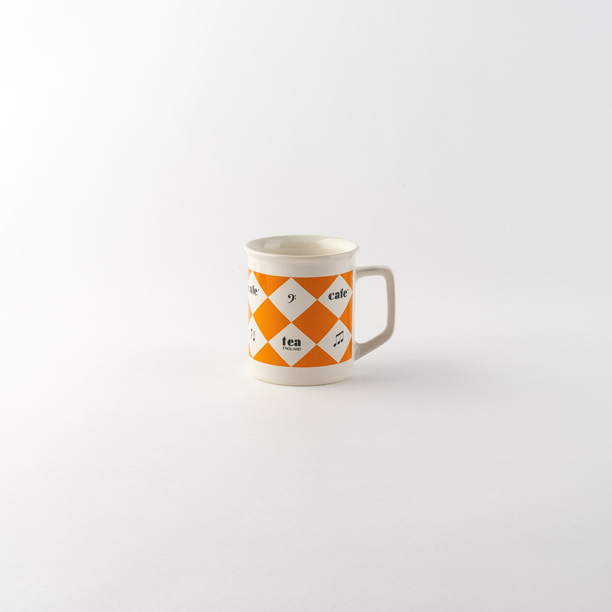 【38%OFF】特価品 昭和レトロカフェマグ オレンジ