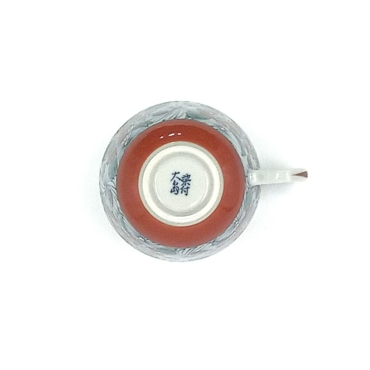 【69%OFF】色絵祥瑞 (いろえしょんずい)朱花紋 カップ