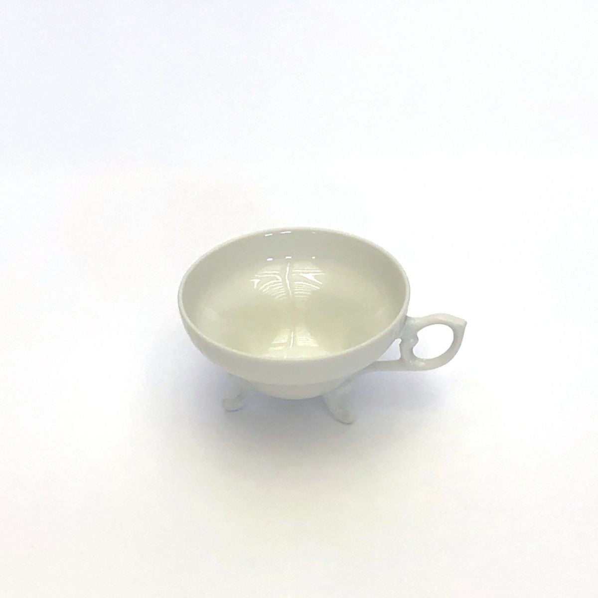 昭和レトロ 三つ足カップ ホワイト