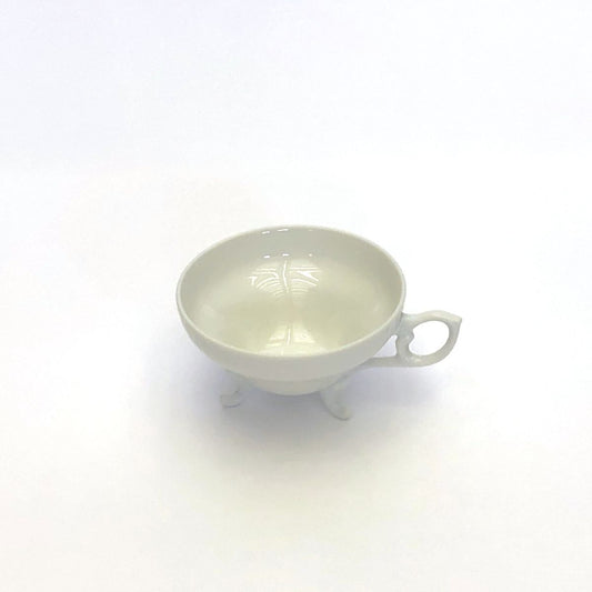 昭和レトロ 三つ足カップ ホワイト