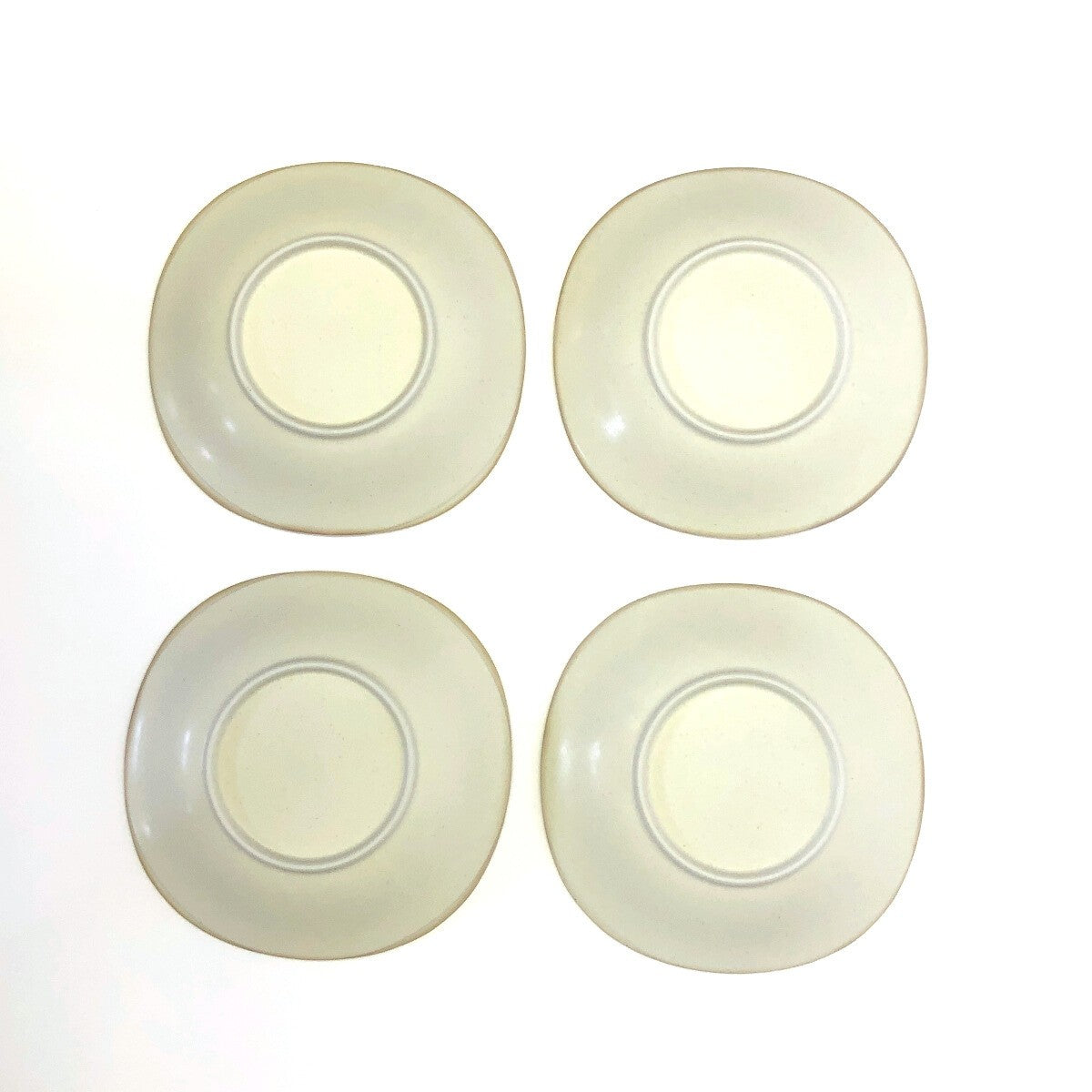 淡く優しいフチドリの器 カレー皿4点セット