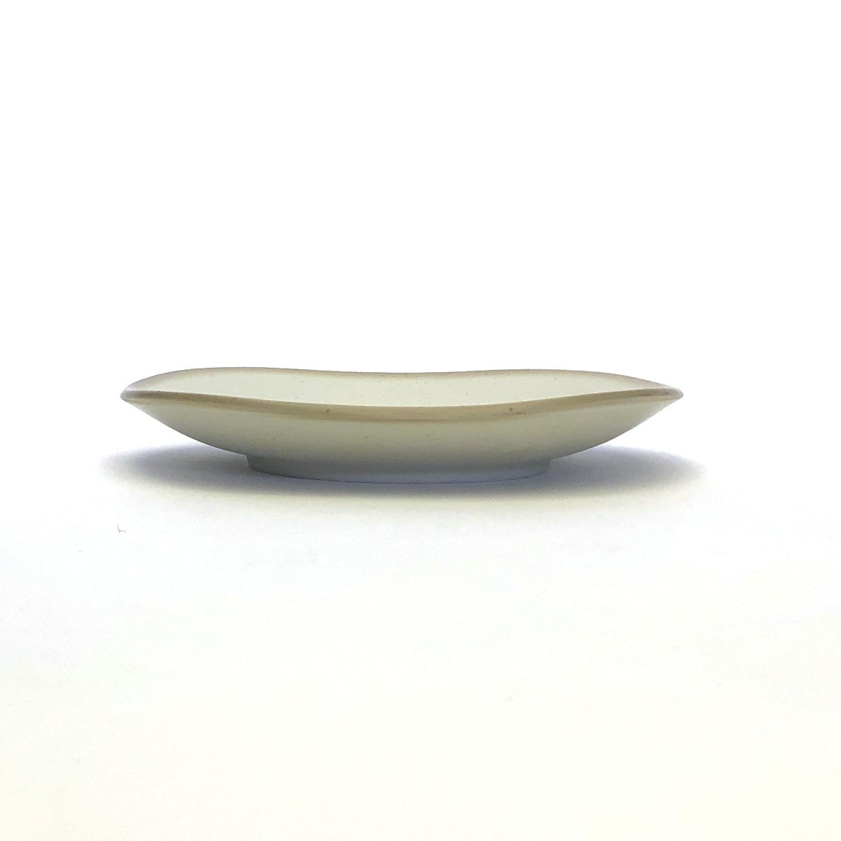 淡く優しいフチドリの器 パン皿4点セット