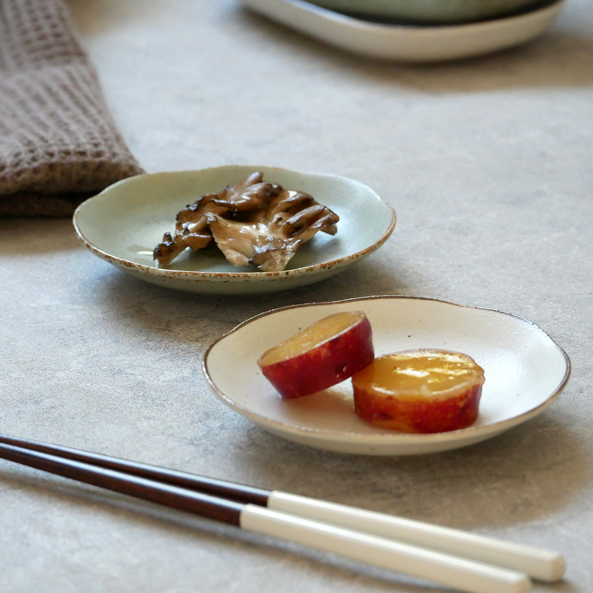 【EAST table】ひより 和食器 花型小皿 12cm
