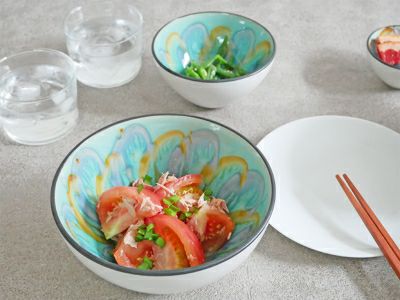 【EAST table】フルール 貫入 ボウル L 16.5cm