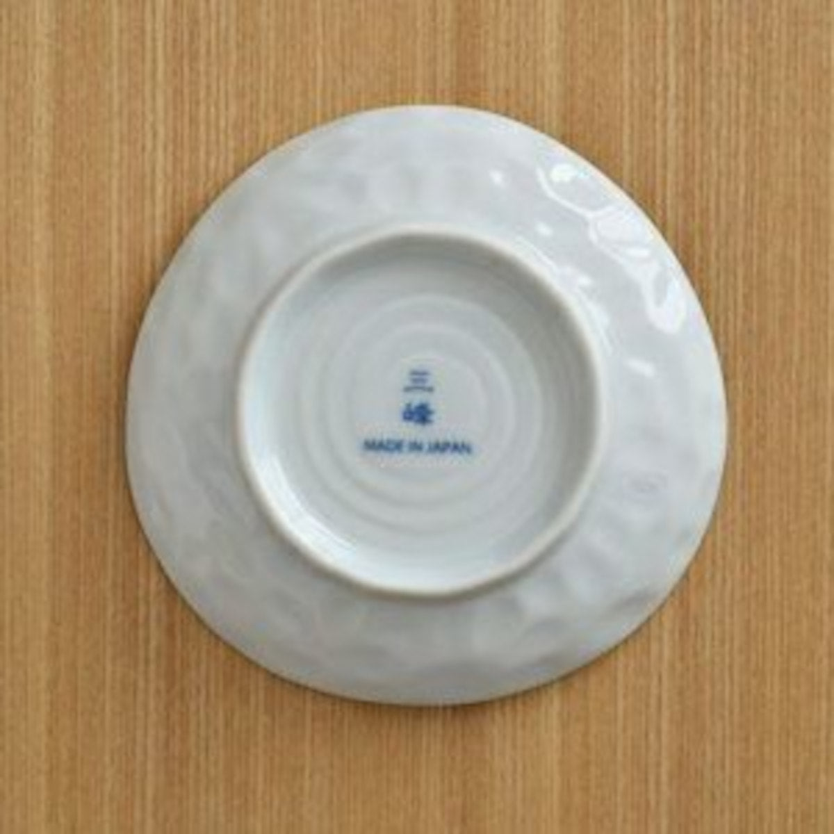 三角小皿 青茶サビ十草
