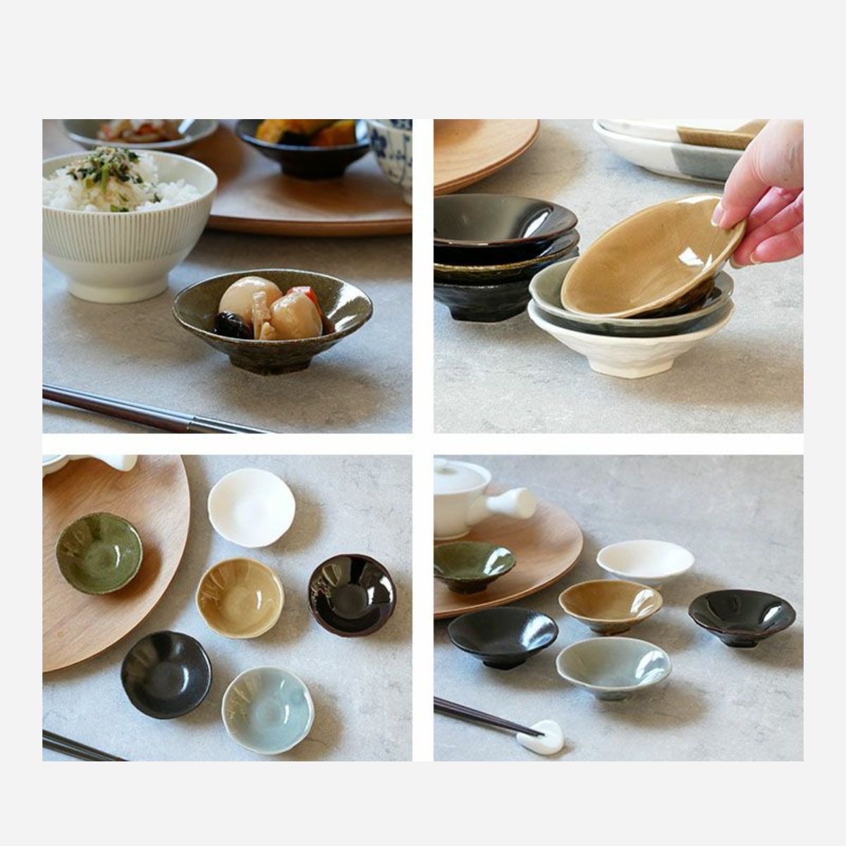 【日々にちにち】たたき深小皿 10cm