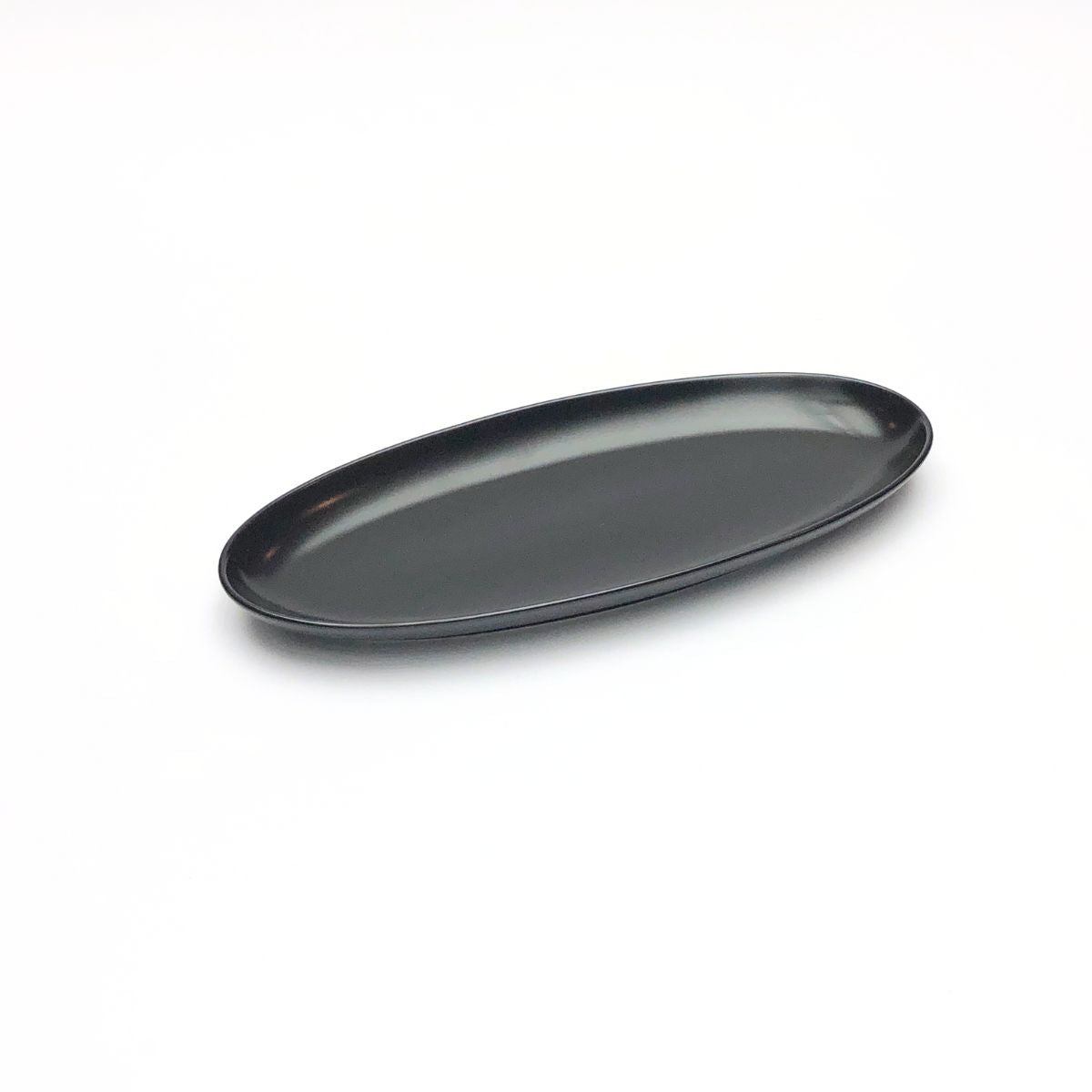 【数量限定】黒艶消し(マット)37cmオーバル皿