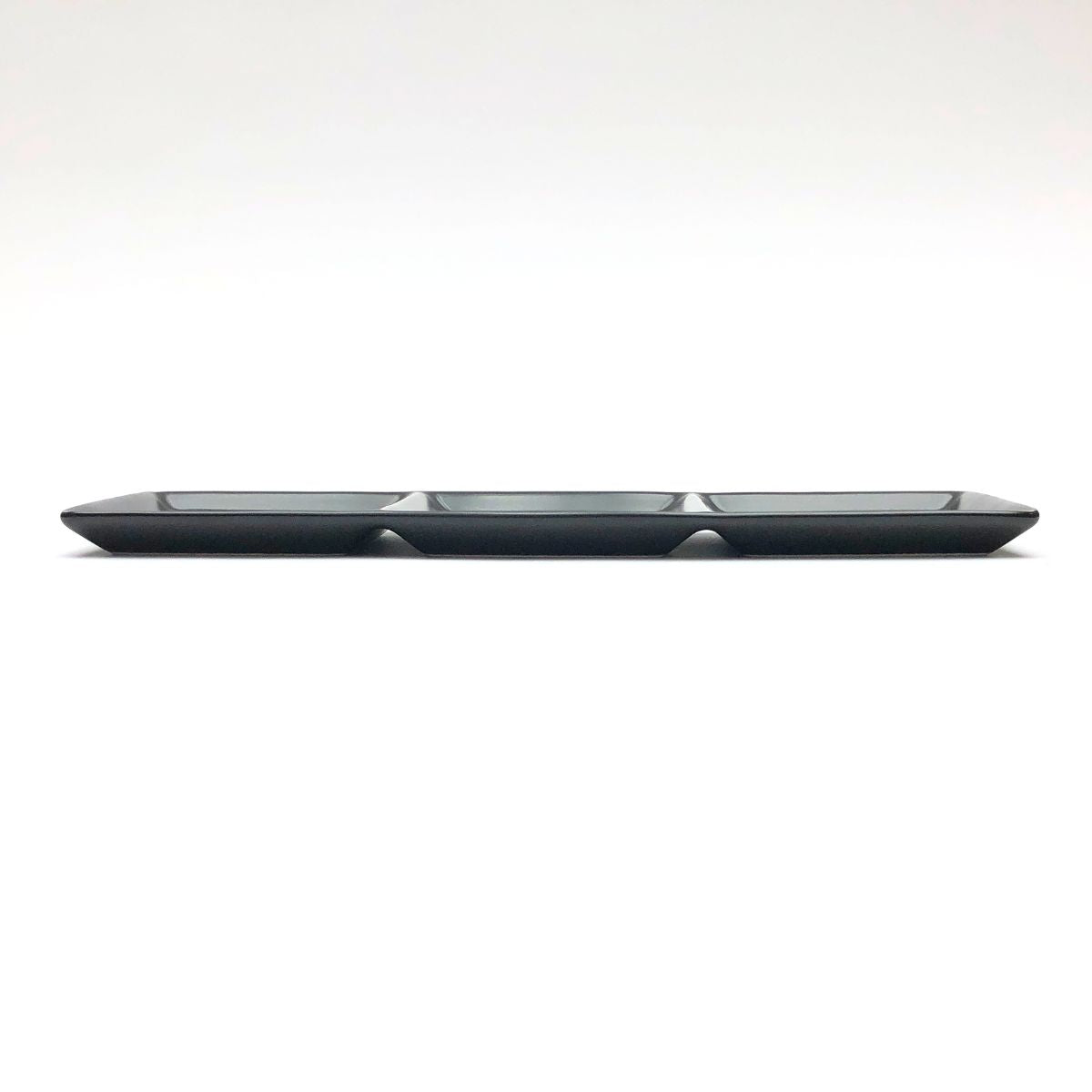 【数量限定】黒艶消し(マット)3連皿