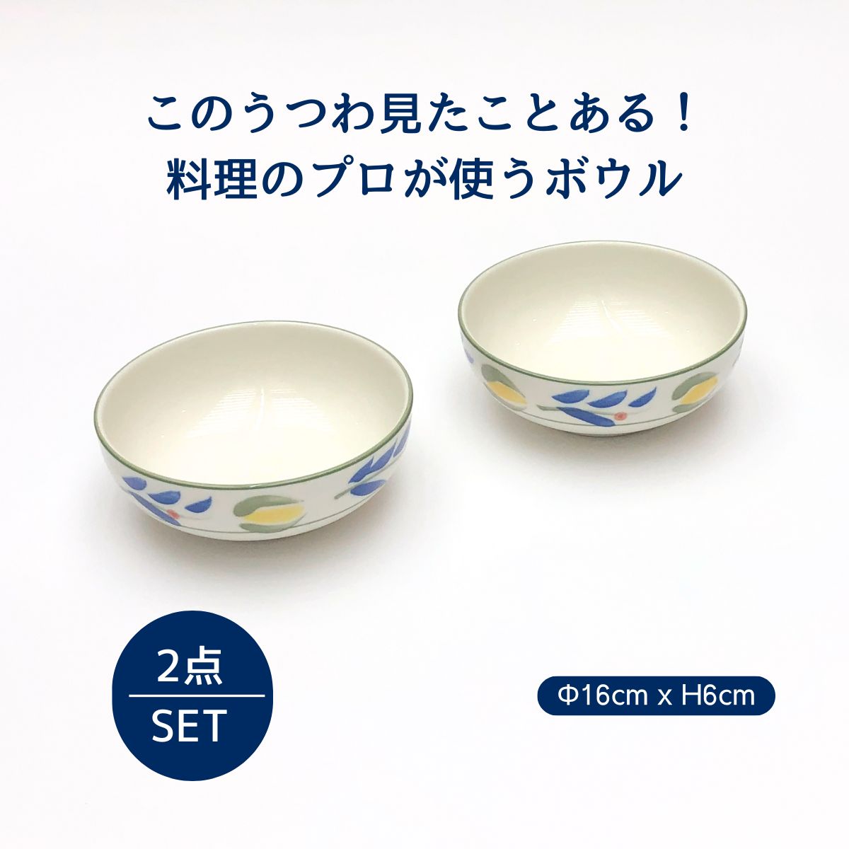 【72%OFF】定番FOR16cmボウル(2枚セット)