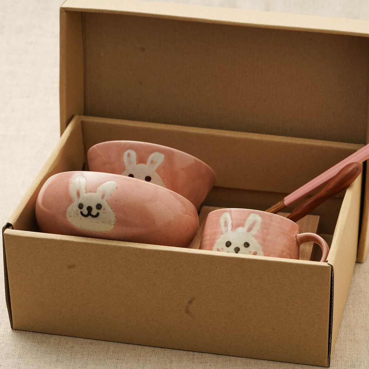 アニマル うさぎ食器5点セット