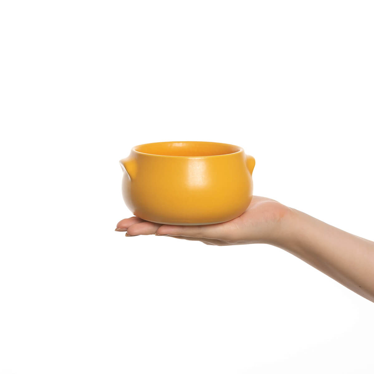 【22%OFF】特価品 直火対応 スープボウル3個セット ほっこりとしたかわいいかたち アイボリー/イエロー/ブラウン
