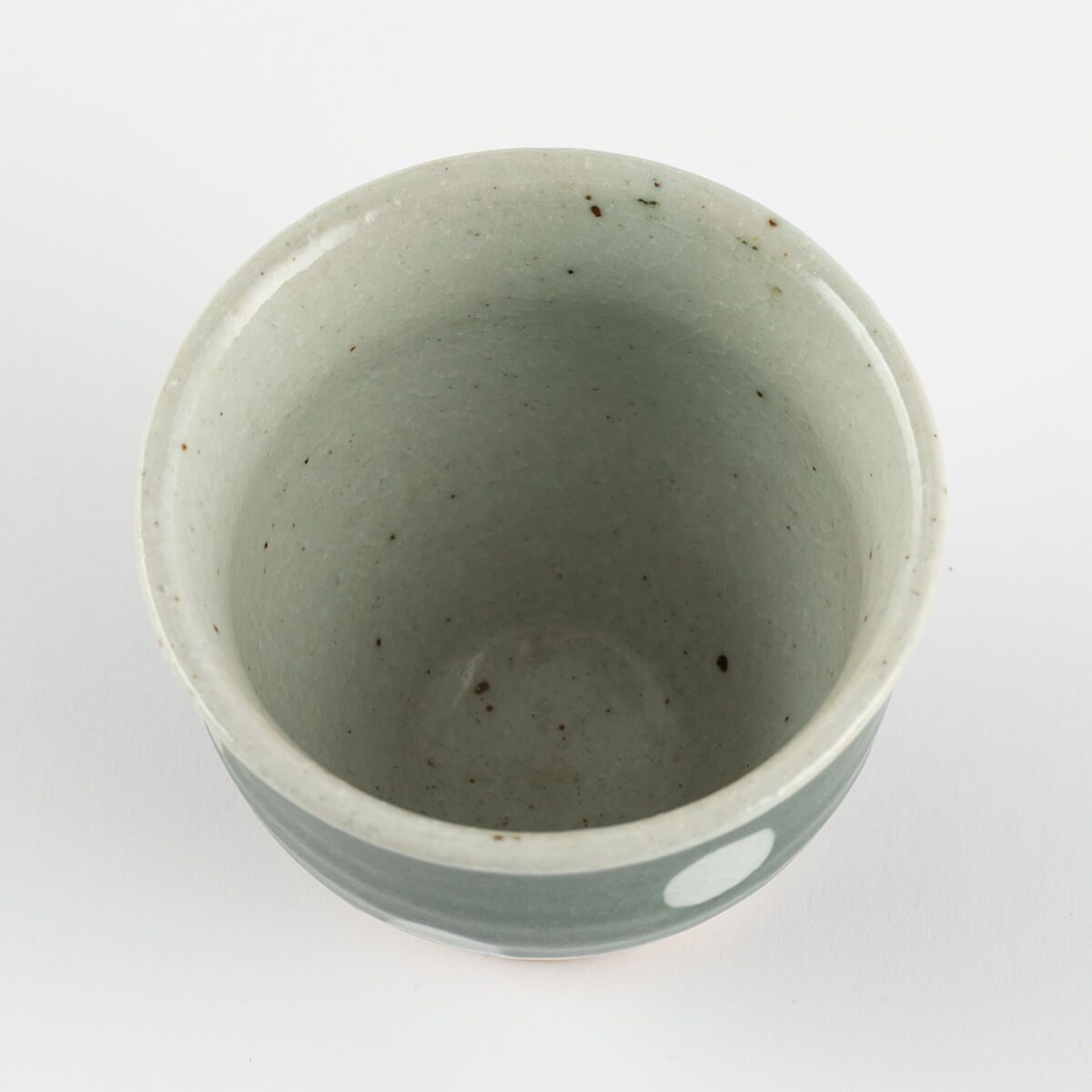 【44%OFF】特価品 水玉 茶碗と湯呑のセット 陶器 グリーン おうちカフェ 和食器 ドット