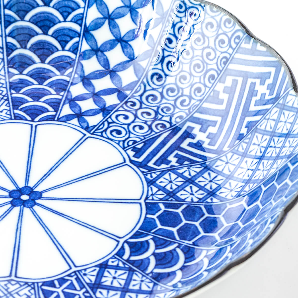 染付祥瑞 深皿 2Pセット