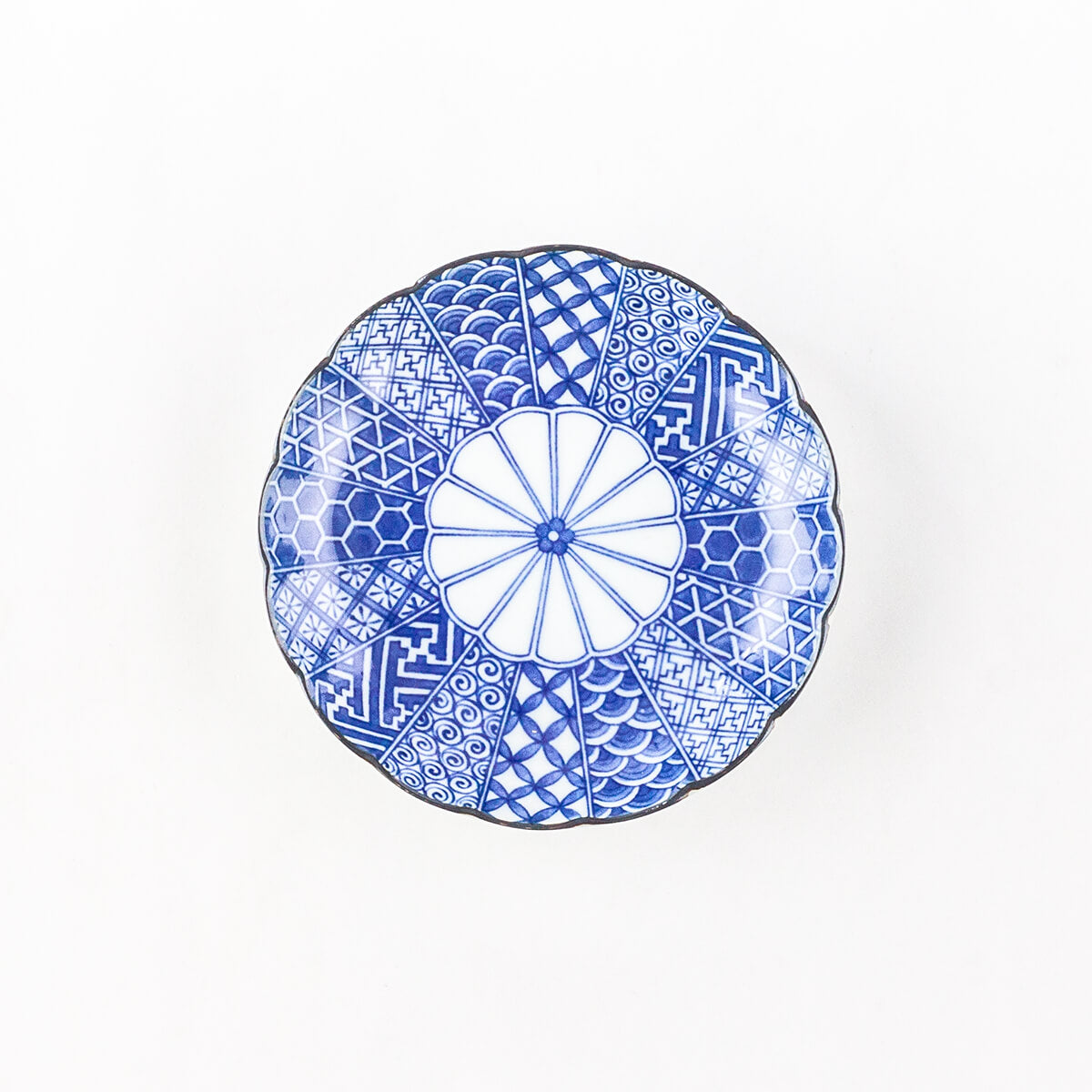 染付祥瑞 中皿 3Pセット