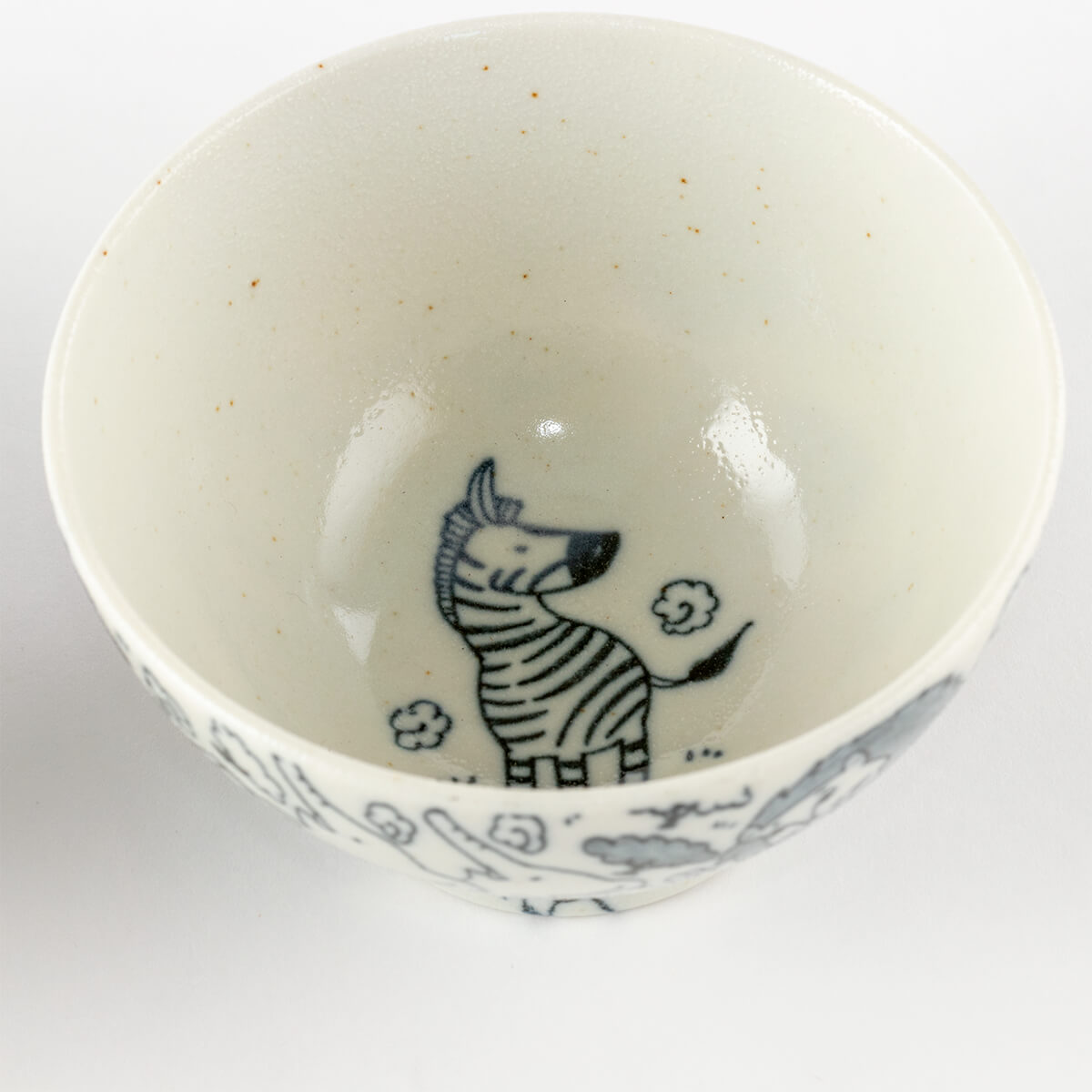 【33%OFF】特価品 ほのぼの生き物図鑑 茶碗 3点