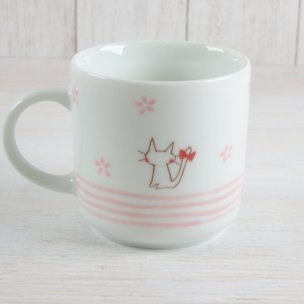 リボン猫PK 茶碗&マグ