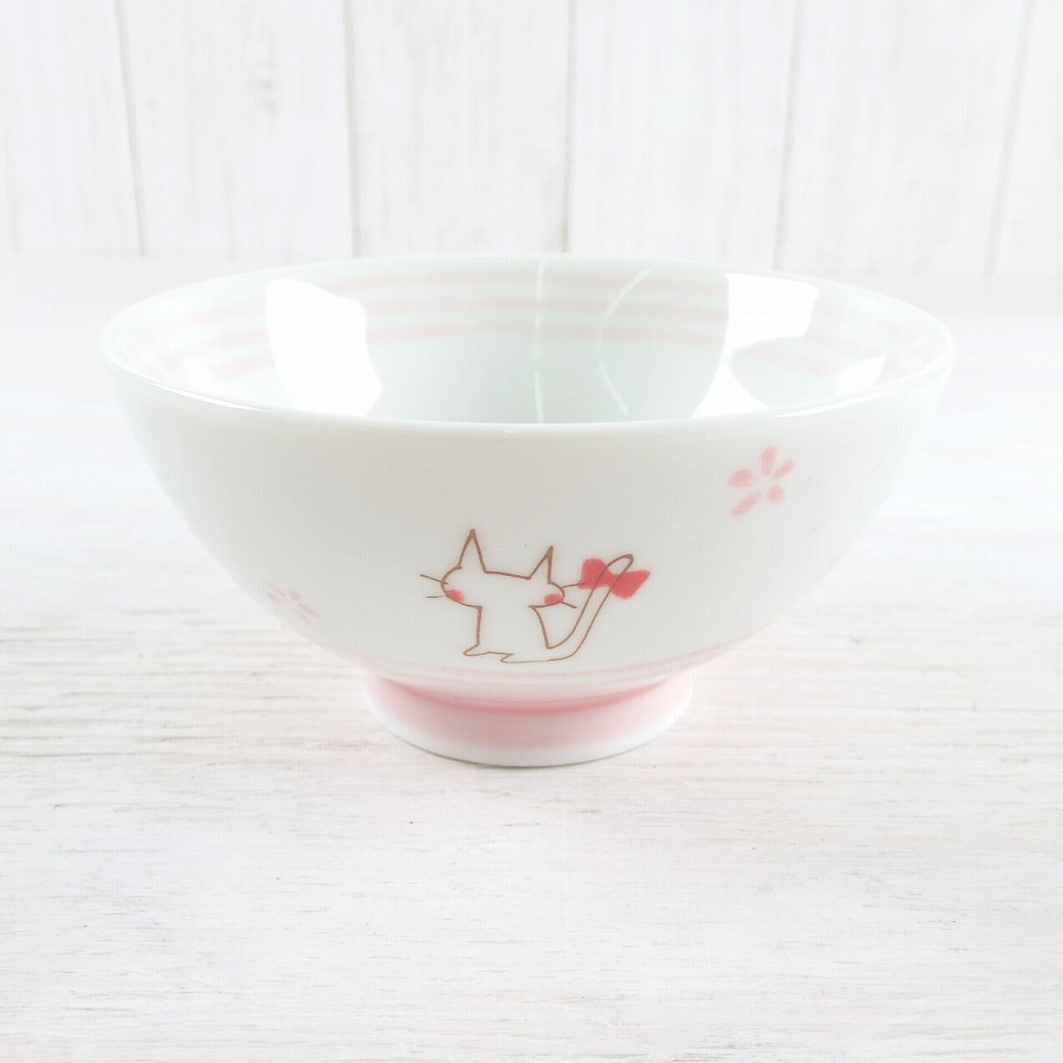 リボン猫PK 茶碗&マグ