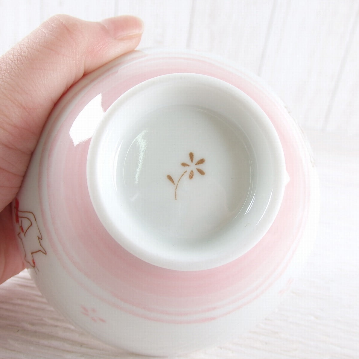 リボン猫PK 茶碗&マグ