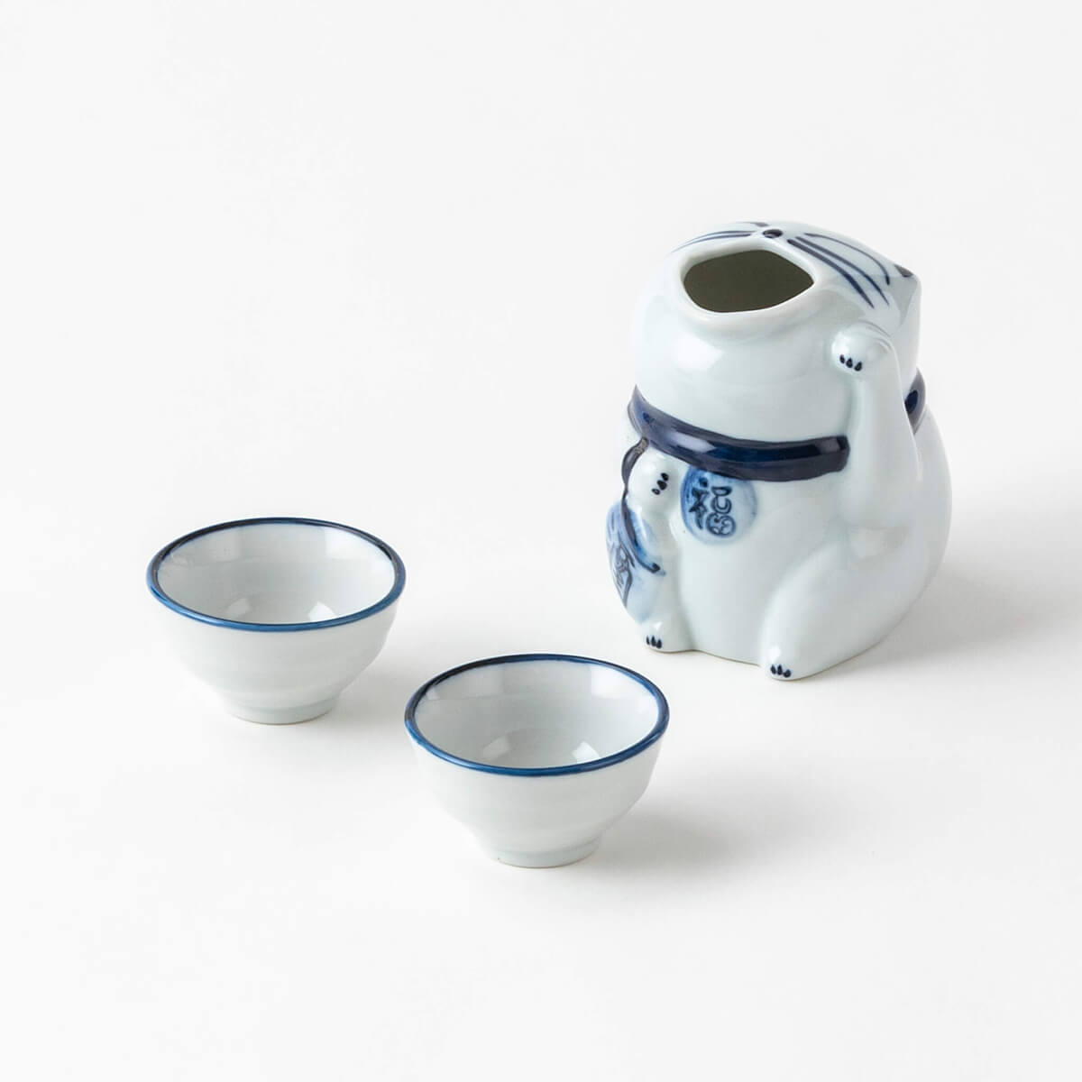「招き猫」酒器セット