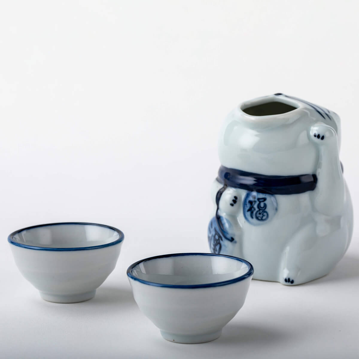 【33%OFF】特価品 「招き猫」酒器セット