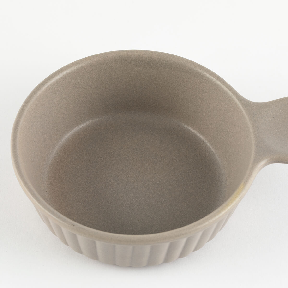 【34%OFF】特価品 ほっこり <耐熱>片手丸グラタン2個グレーマット