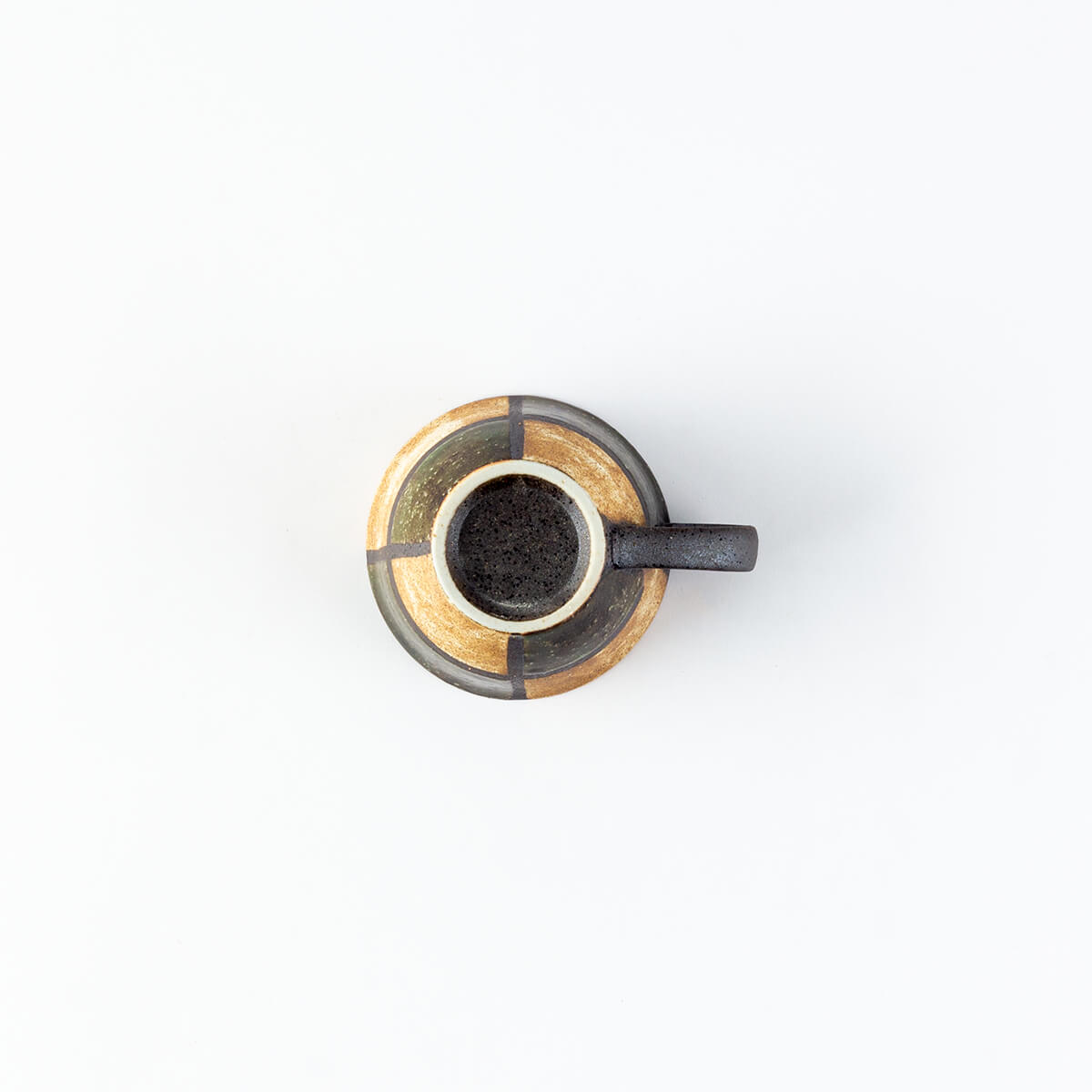 【25%OFF】特価品 あったかスープカップ 織部格子2個