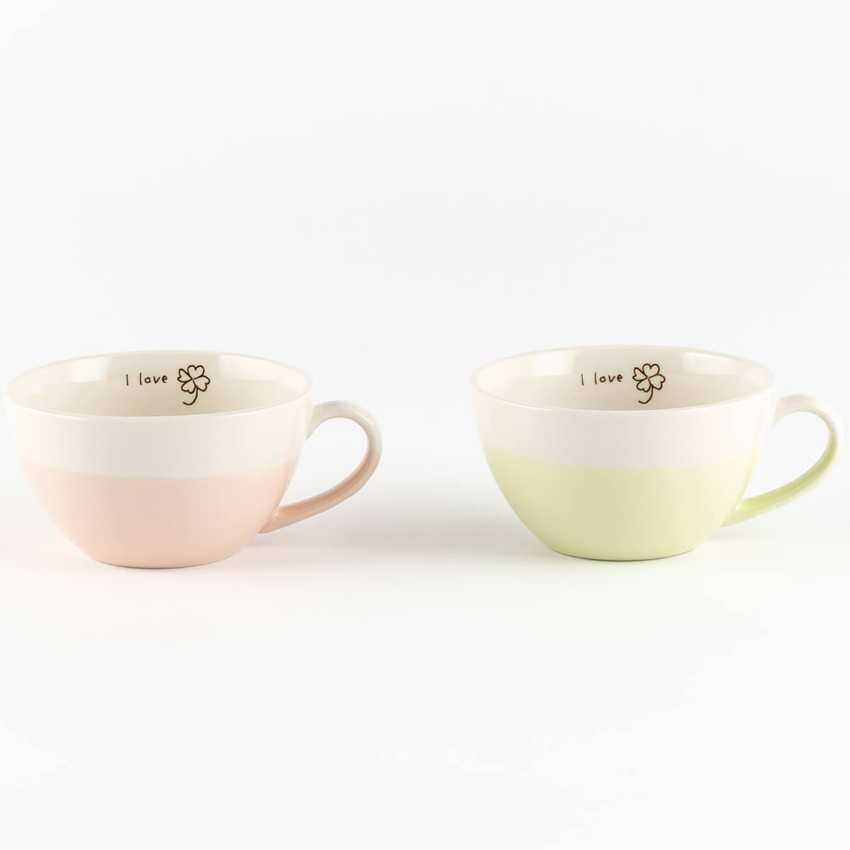 【28%OFF】特価品 あったかスープカップ クローバーペア