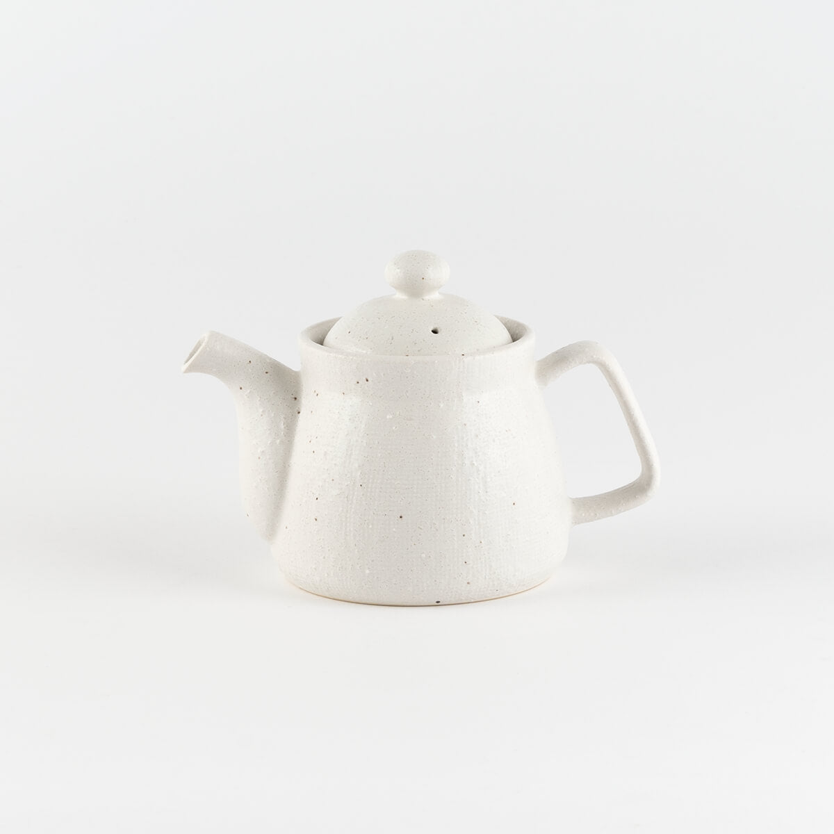【32%OFF】蔵出し 白マット 布目ポット急須(茶コシ付)