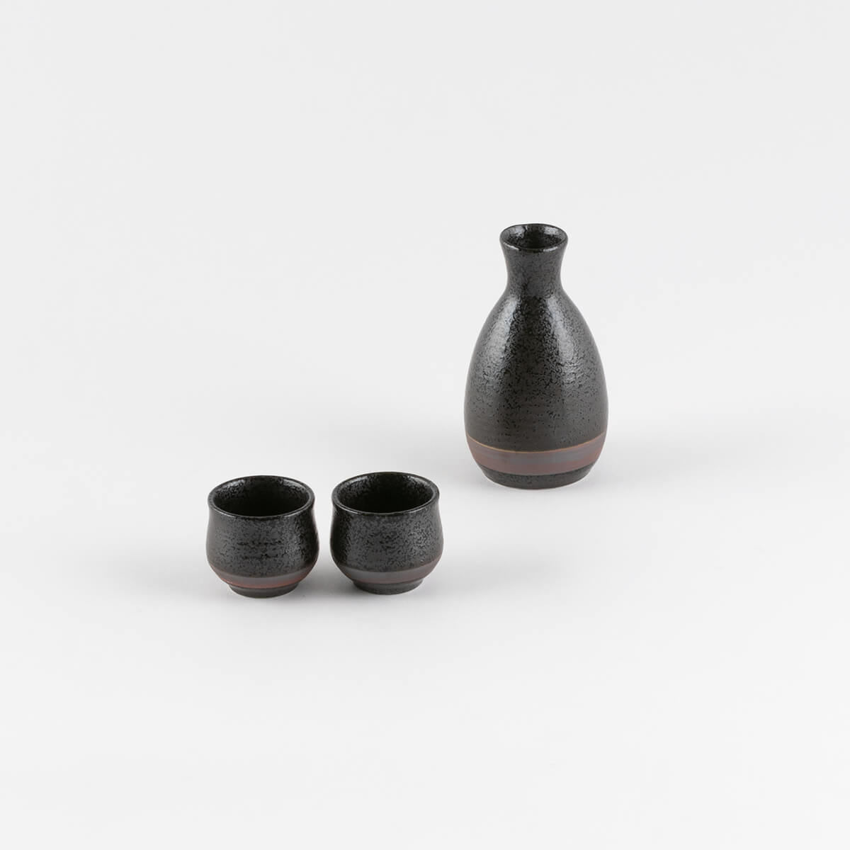 黒結晶ライン 酒器セット