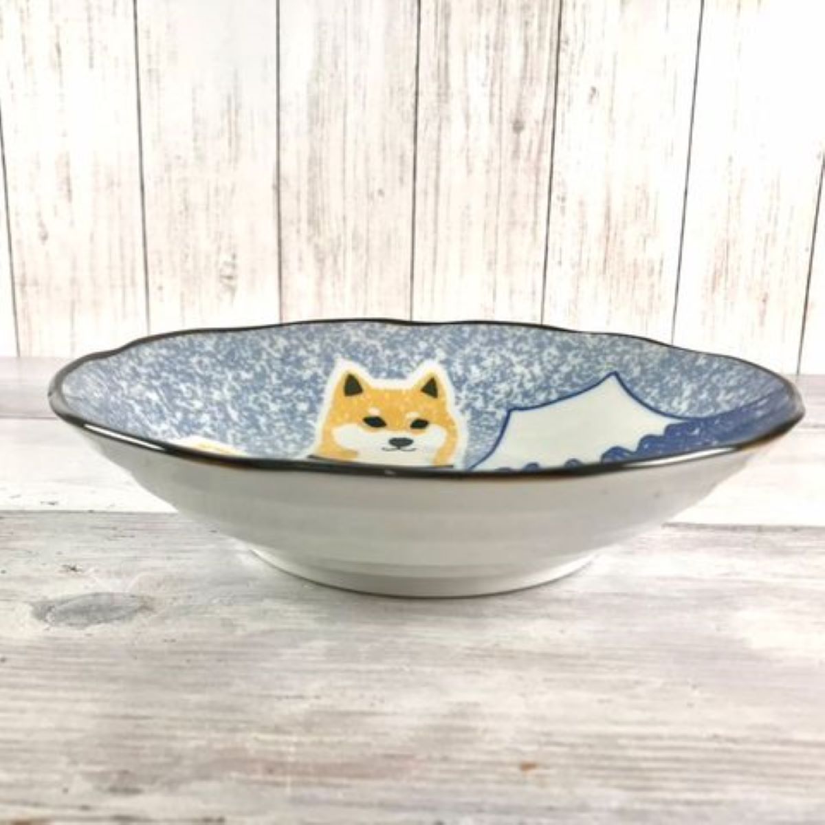 【33%OFF】特価品 柴犬 21cmパスタ&カレー皿2個