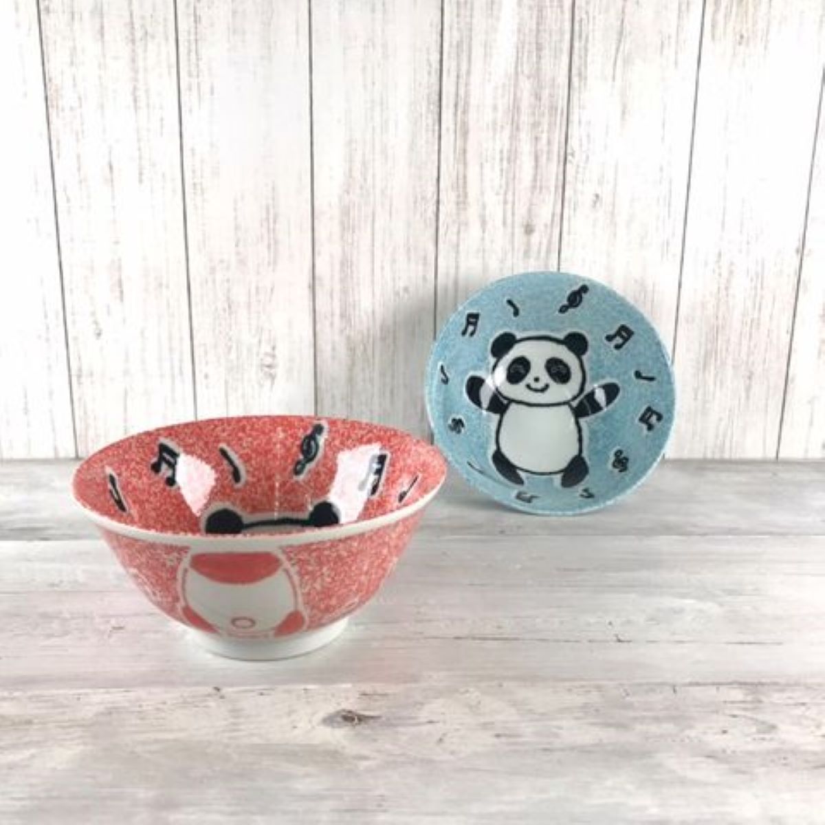 【33%OFF】特価品 パンダ 子供ラーメン丼 ペア