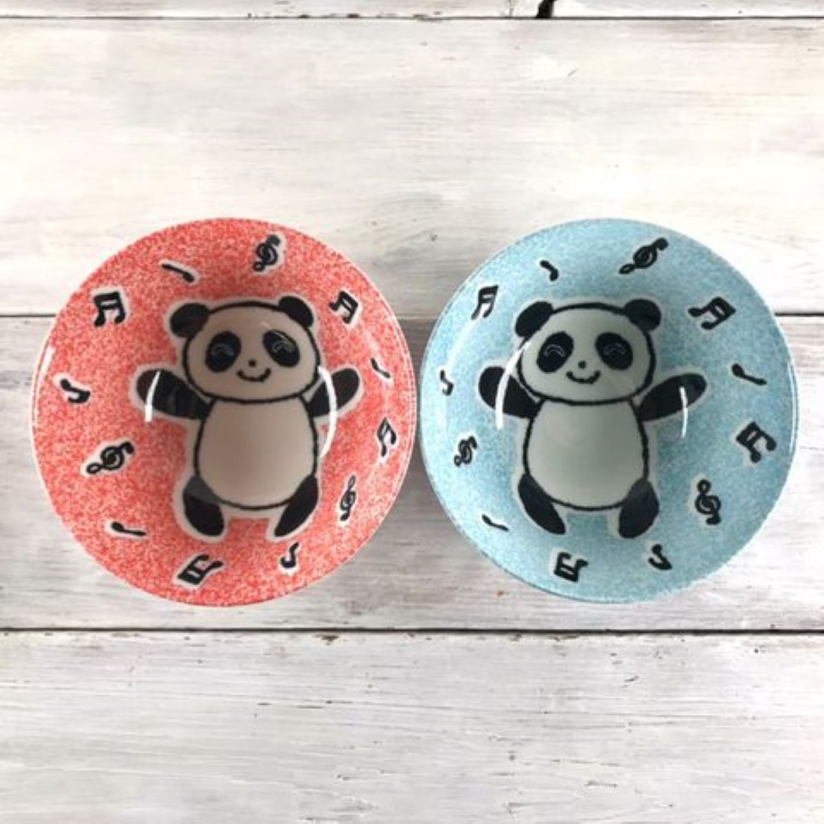 【33%OFF】特価品 パンダ 子供ラーメン丼 ペア