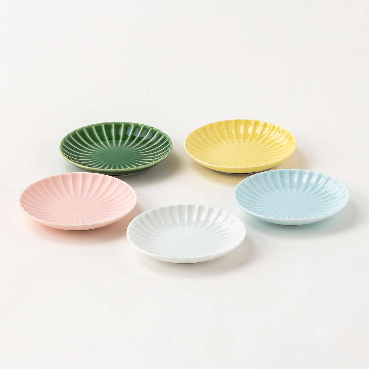かすみ小皿5色セット
