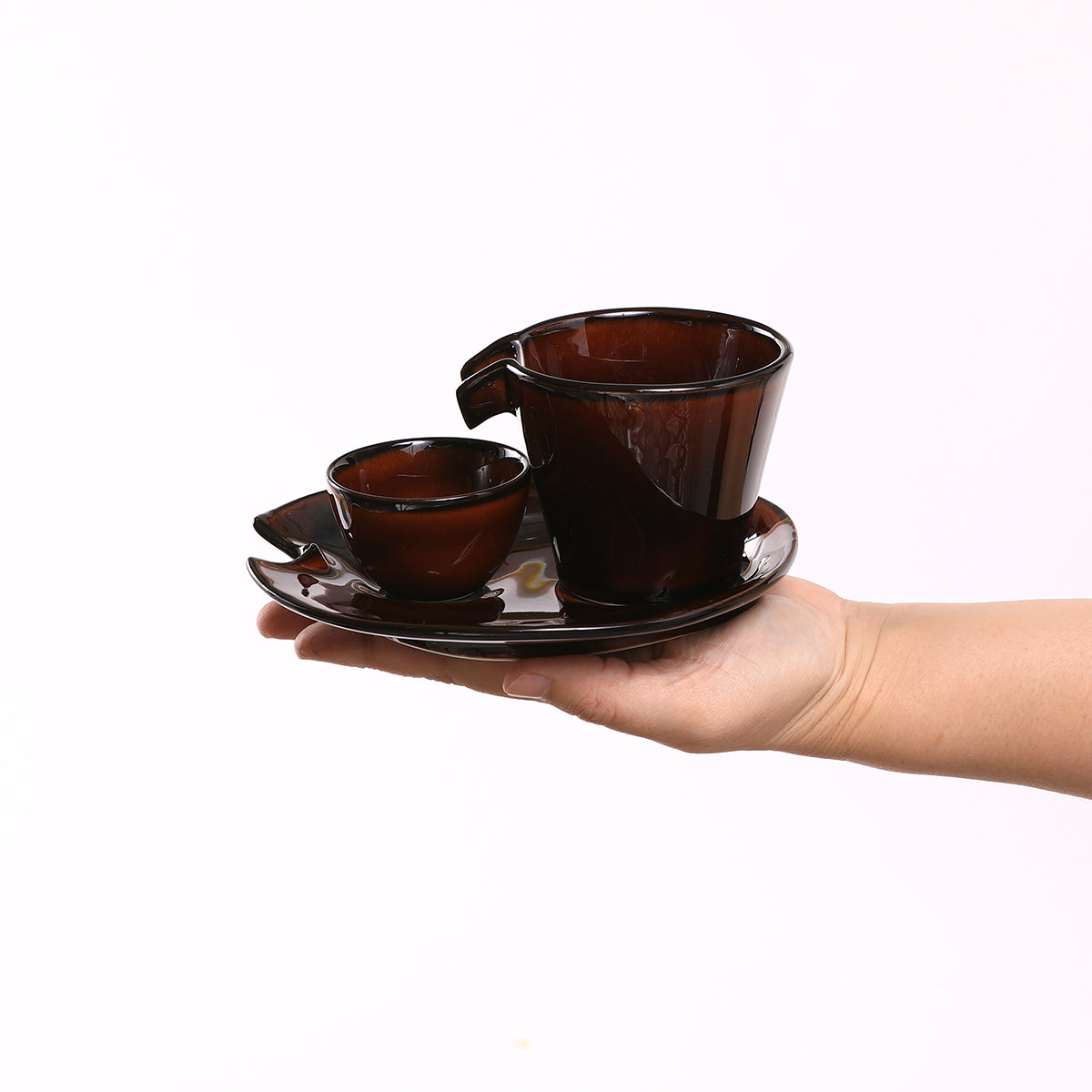 【34%OFF】特価品 うるしブラウン冷酒器いらっしゃいませのセット
