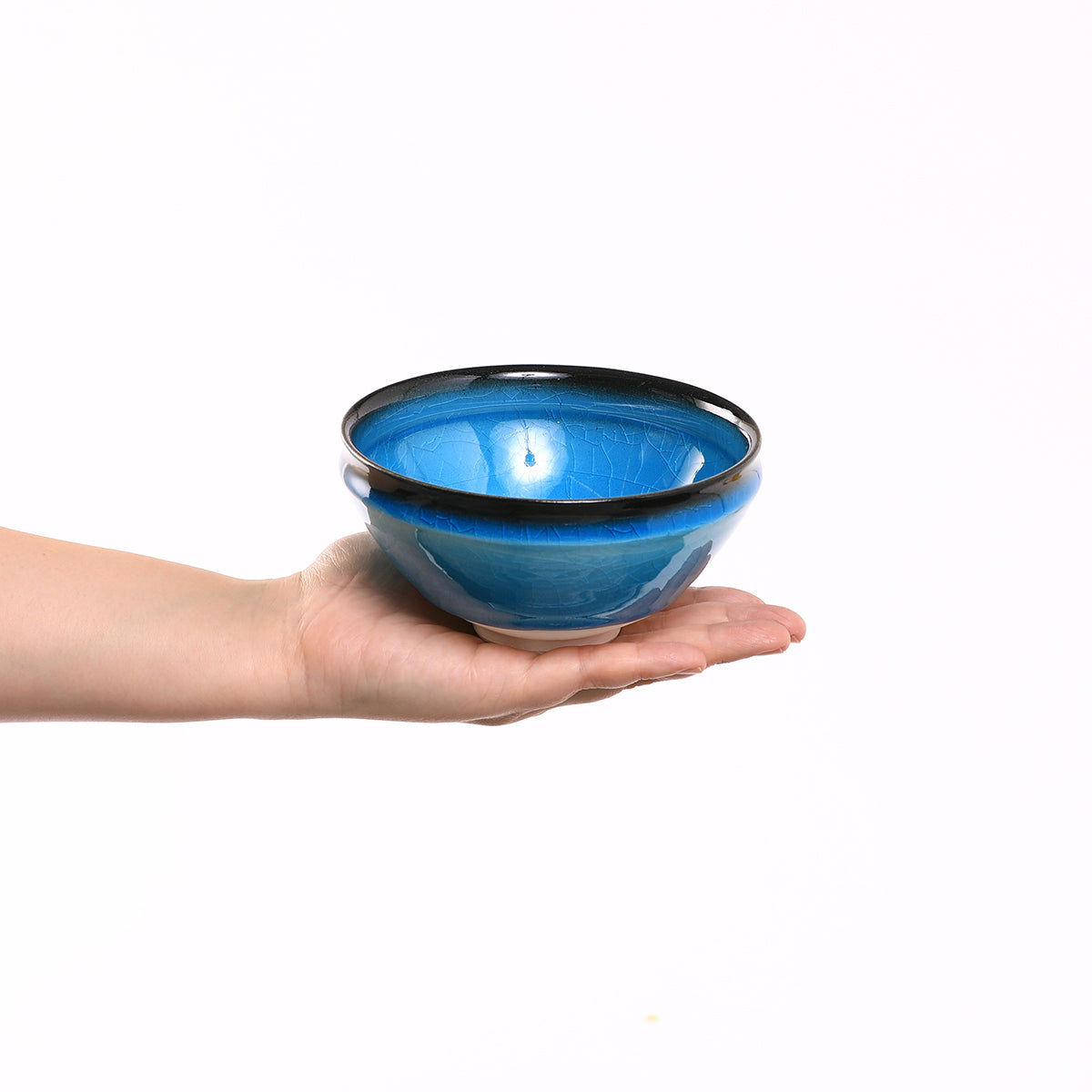 トルコ貫入 京抹茶碗