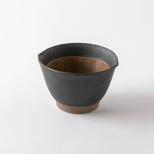 黒マット麦とろ鉢(中)